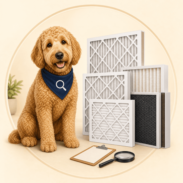 Scout reviewing HVAC air filters and replacement schedules