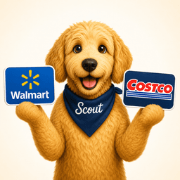 Scout comparing Walmart and Costco